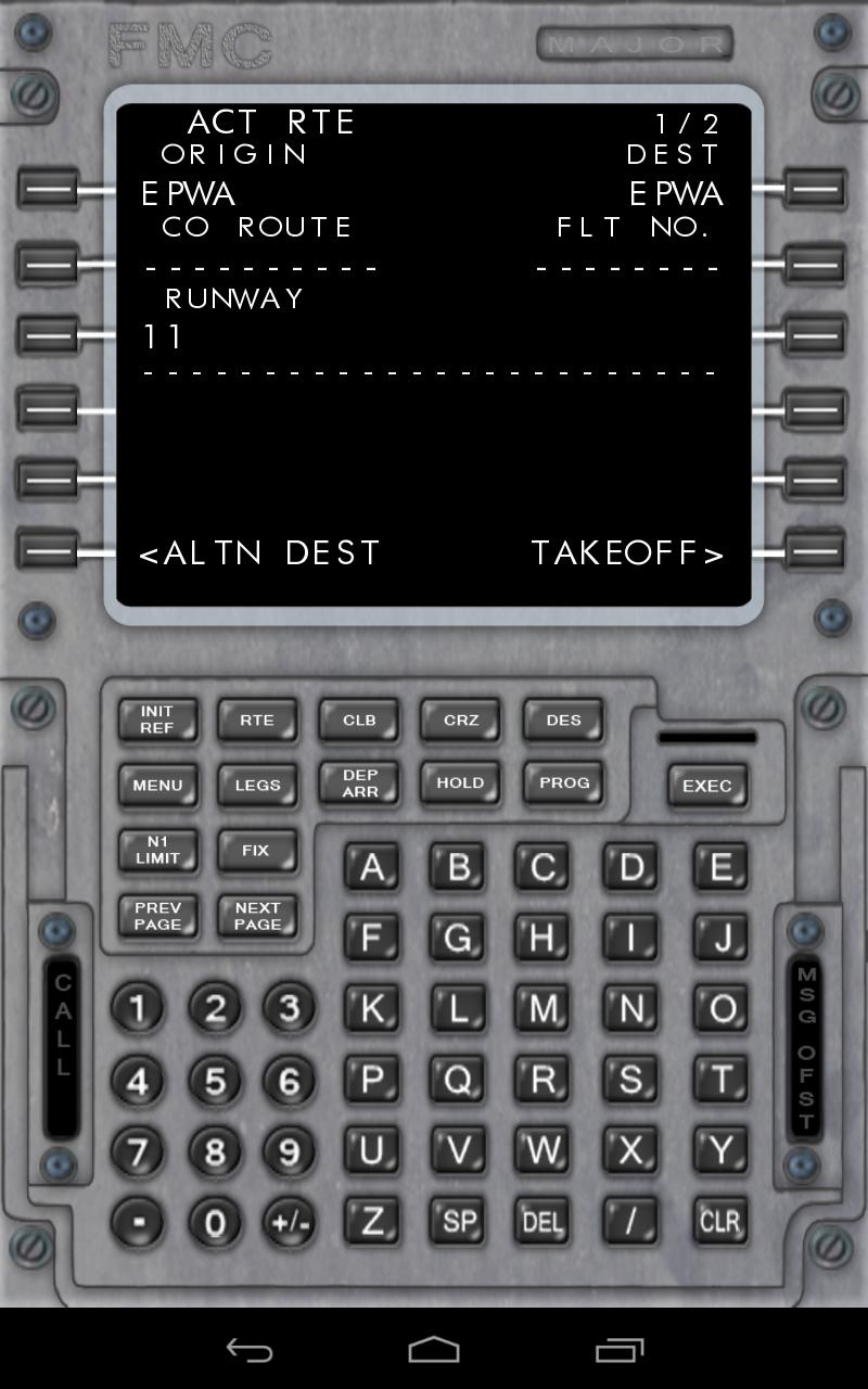 CDU Screen 1