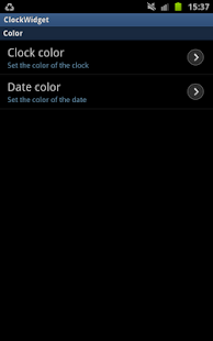 ClockWidget 4x1 5x1 Screenshots 1