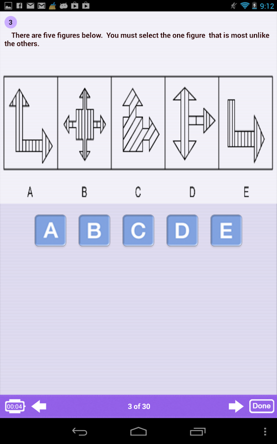 11+ Non Verbal Reasoning Screen 3