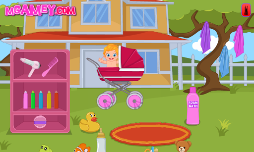 【免費休閒App】Baby Lizzie Outdoor Bathing-APP點子