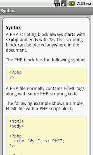 PHP Pro Quick Guide Screenshots 6