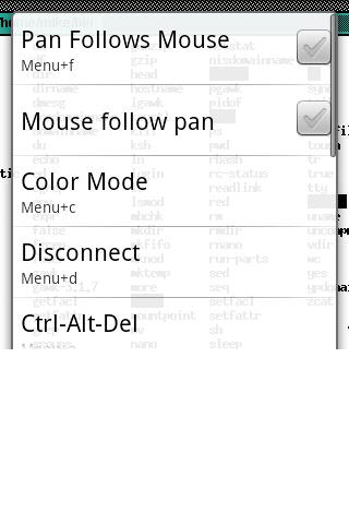 Android application VNC Viewer for Android screenshort