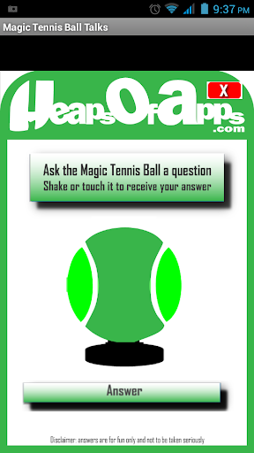 Magic Tennis Ball Talks