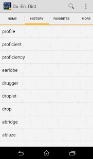 Oxford Dictionary of English T - screenshot thumbnail