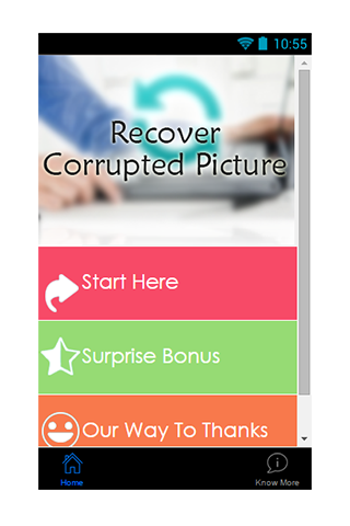 Recover Corrupted Picture Tips