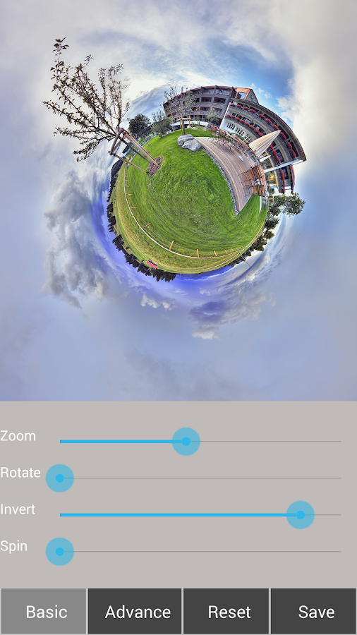 Tiny Planet FX Pro - screenshot