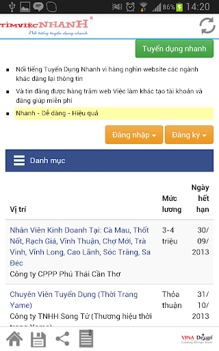 【免費商業App】Tuyển Dụng - Tuyen Dung Nhanh-APP點子