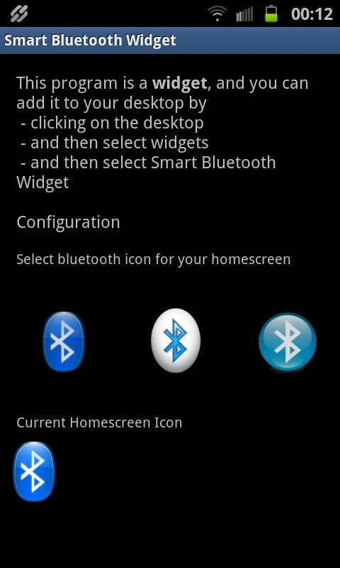 Smart Bluetooth Widget Pro - screenshot