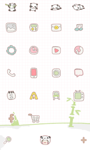 How to mod Panda Bebe Dodollauncher theme 1.1 apk for android