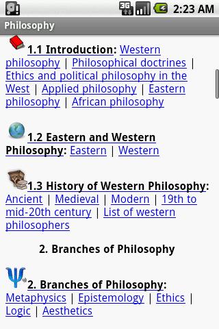 Encyclopedia of Philosophy Screen 1
