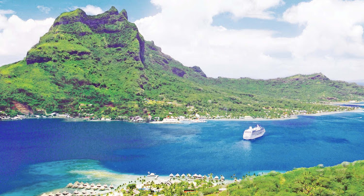 Book a sailing on Ocean Princess to take in the breathtaking beauty of Bora Bora.