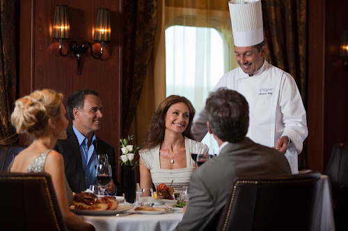 Experience personal service when dining at Prime 7 or elsewhere aboard Seven Seas Mariner.
