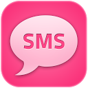 Pink Sms Theme mobile app icon