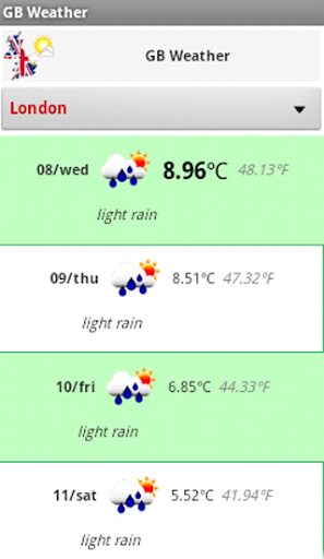 【免費天氣App】Great Britain Weather Forecast-APP點子