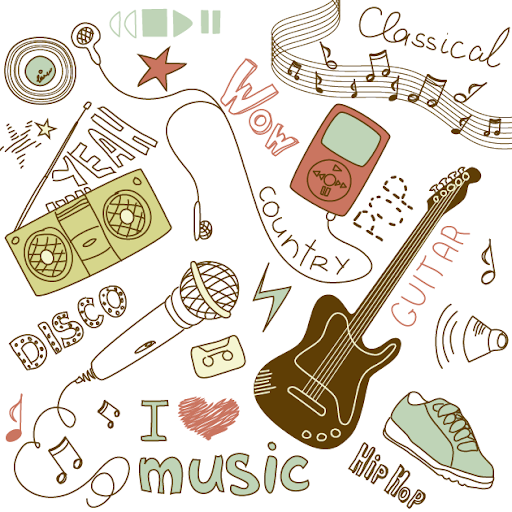 【免費攝影App】Music Vector Doodles Camera-APP點子