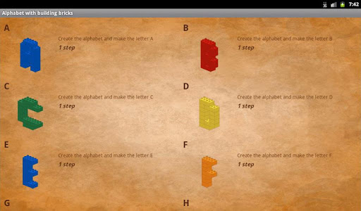 【免費教育App】Alphabet with building bricks-APP點子