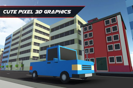 Block Pixel Traffic Racer 2015