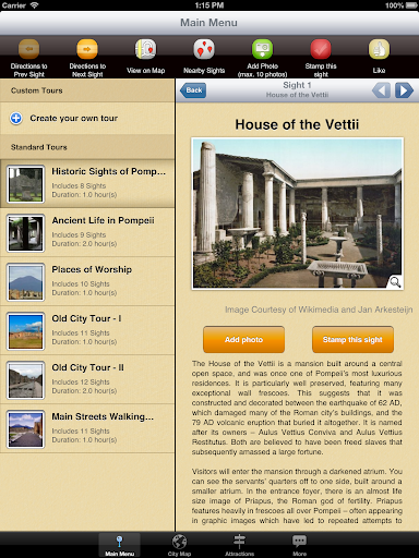 【免費旅遊App】Pompei Map and Walks-APP點子