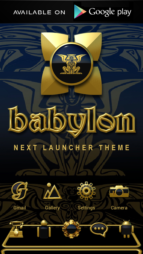 Babylon - Poweramp skin widget Screen 1
