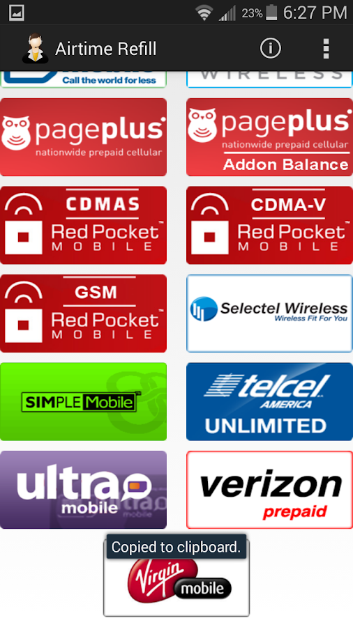Wireless Virgin Mobile Airtime 85