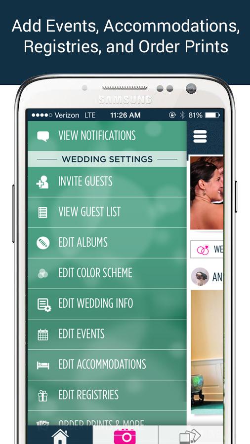 WedPics - Wedding Photo App Screen 3