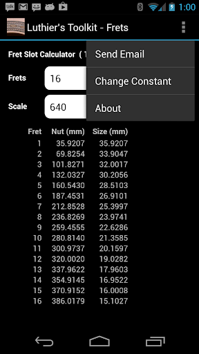 【免費生產應用App】Luthier's Toolkit - Frets-APP點子