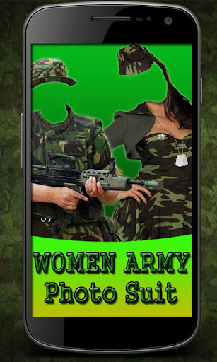 Woman Army Suit Photo Maker