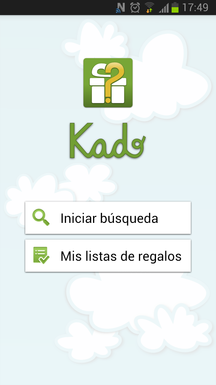 Android application Kado Pro. Gift finder. screenshort