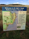 St Abb's Head National Nature Reserve Welcome Sign
