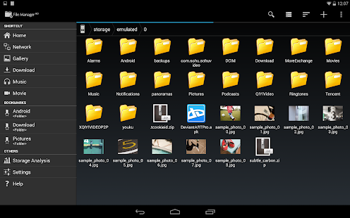 File Manager HD (Explorer) - screenshot thumbnail