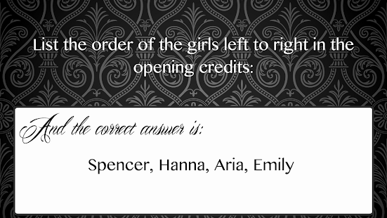   Trivia for Pretty Little Liars- screenshot thumbnail   