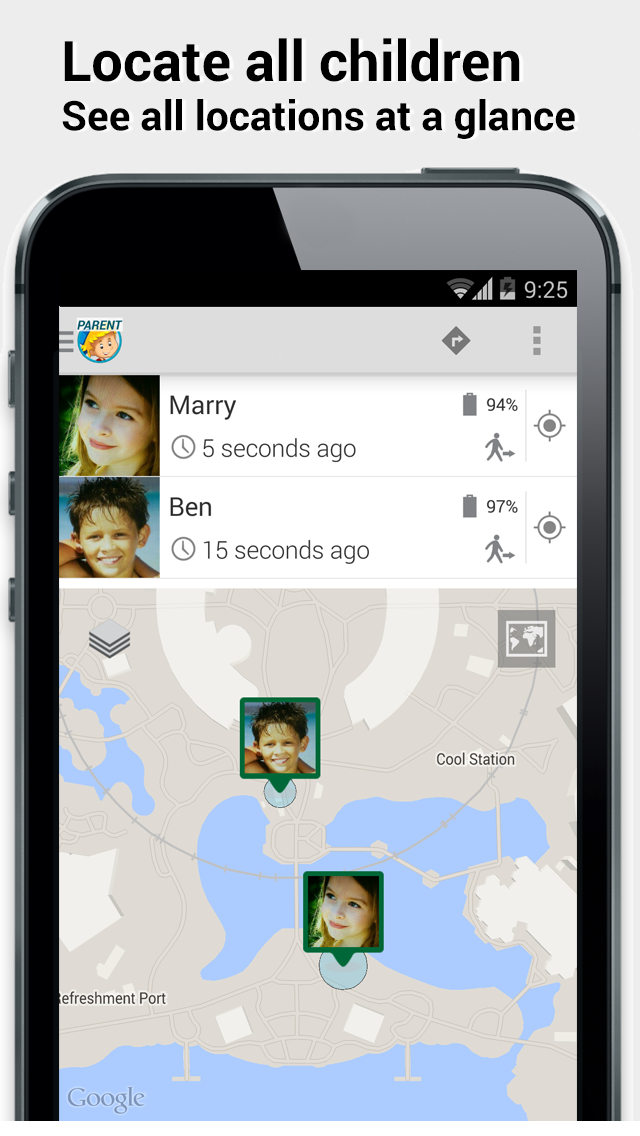 Android application Little Nanny screenshort