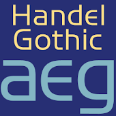 Handel Gothic FlipFont
