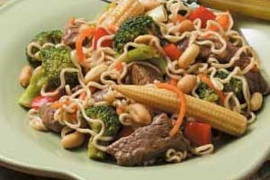Beef with Ramen Noodles