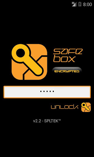 SafeBox password manager