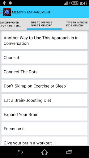 【免費生活App】Memory Improvement Tips-APP點子