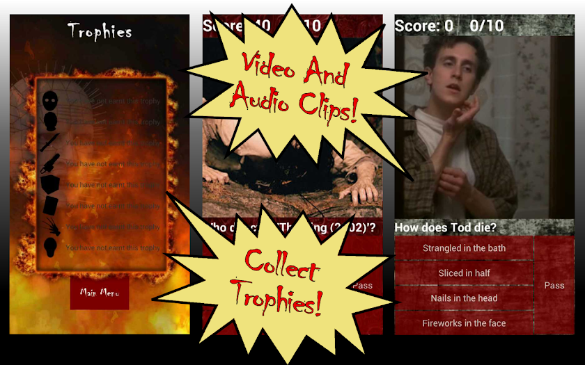 Ultimate Horror Quiz Screen 2