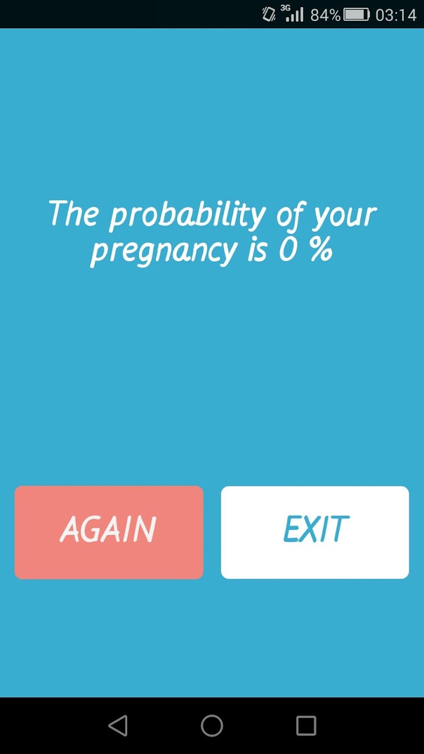 Pregnancy test Screen 3