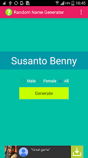 Random Name Generator Screenshots 0