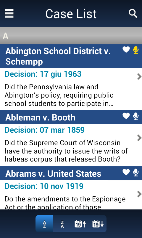 PocketJustice Screen 2