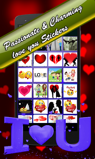 Love You Stickers for Chat