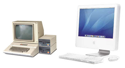 Apple II + iMac G5