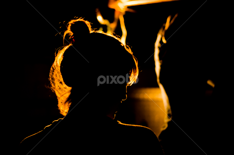 silhouette  by Angelo Perrino - People Portraits of Women