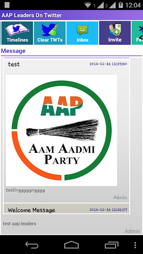 AAP Leaders On Twitter