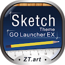 Sketch - GO Launcher Theme mobile app icon