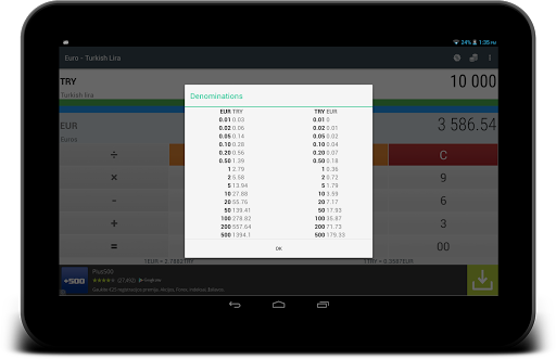 【免費財經App】Euro to Turkish lira EUR - TRY-APP點子