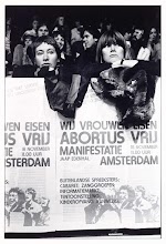 Abortusmanifestatie in de Jaap Edenhal van de actiegroep Wij Vrouwen Eisen. Bertien van Manen, 1978