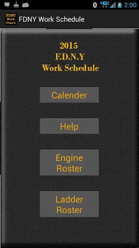 FDNY Work Schedule