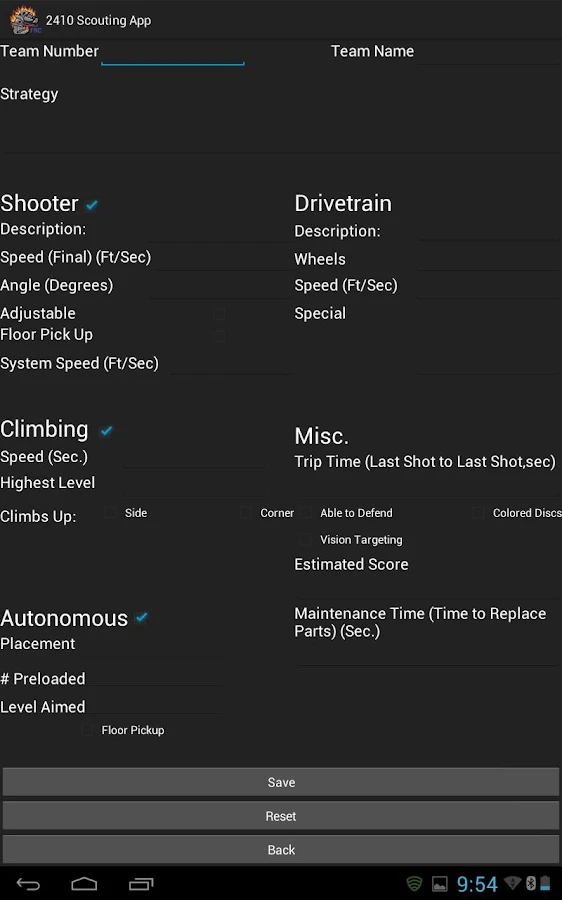    2410 Scouting App (2013 Ver.)- screenshot  