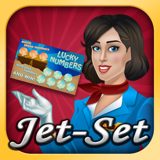 Jet-Set Scratch-Off Lotto GOLD LOGO-APP點子